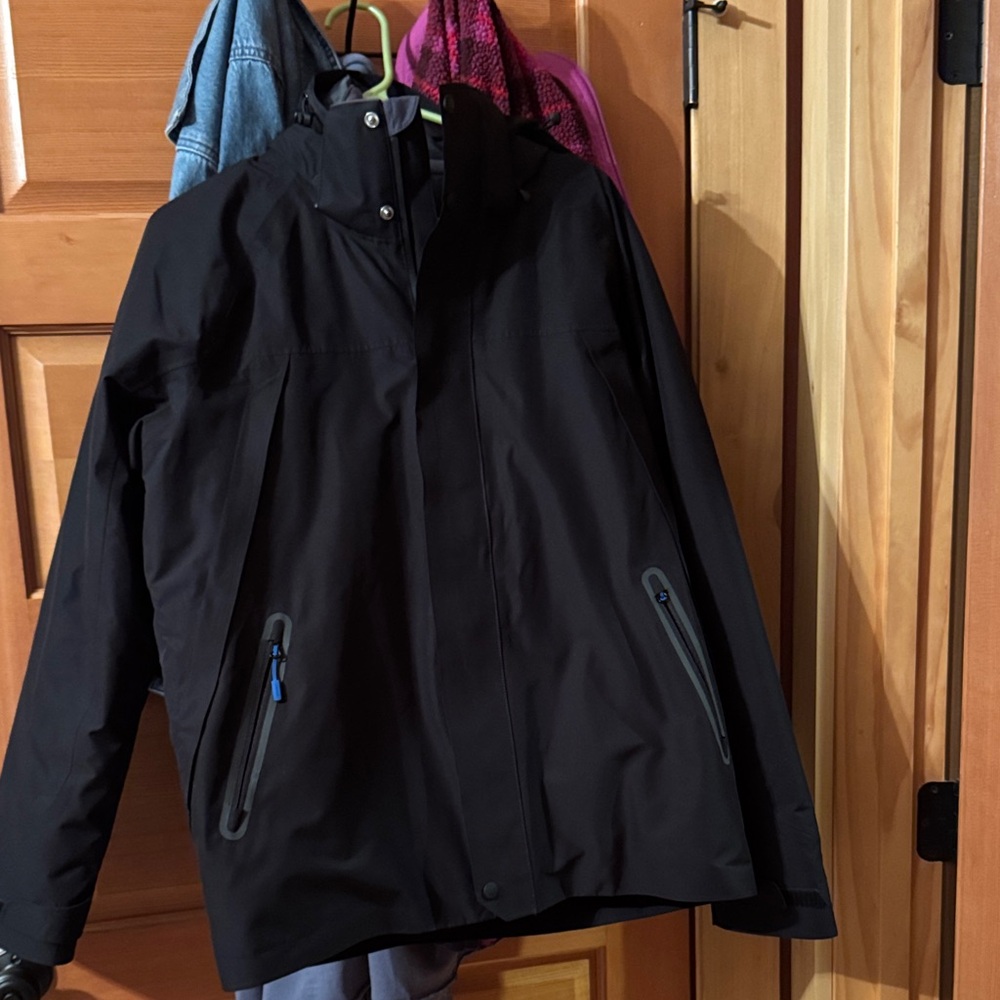 Lands' End Black Performance Jacket